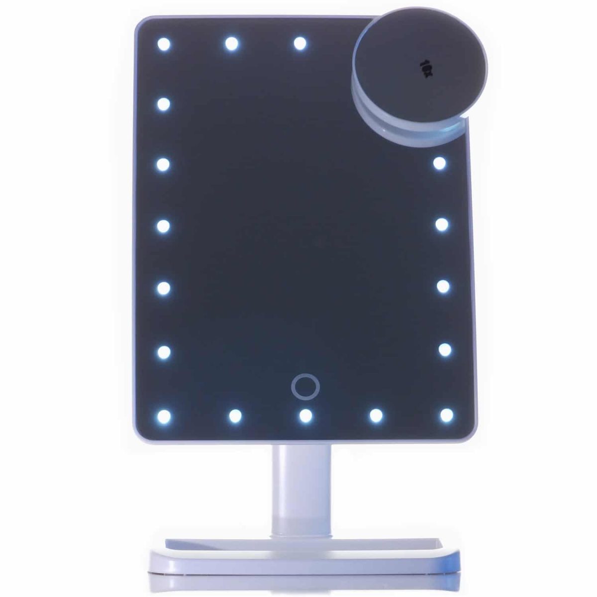 Spegel med bluetooth högtalare